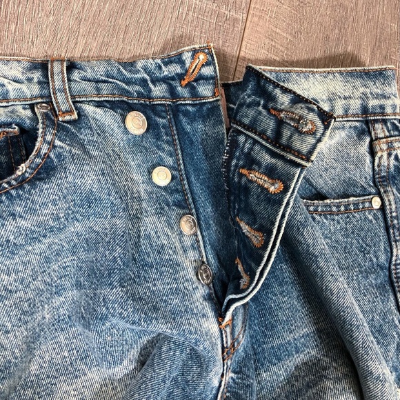 REVICE Denims Women’s Cross Button Straight Leg Jeans Size 27 - Picture 5 of 12